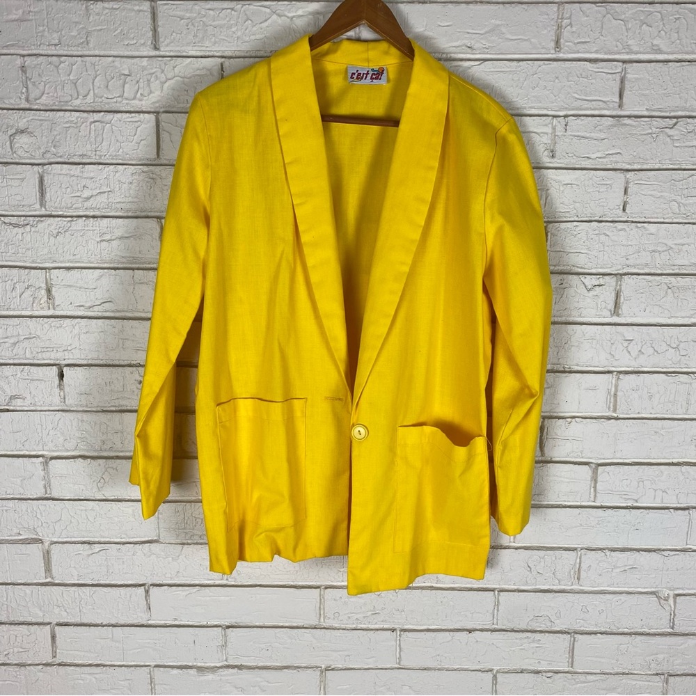 Vintage 90’s Yellow Blazer